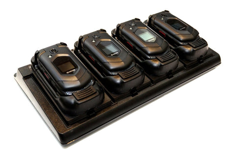4-Bay Drop In Contact Charger (DuraXV LTE) - Chargers