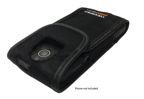 Kyocera Duraforce Pro 2 E6910 Holster Case - Nylon Pouch With Belt Clip & Card Holder