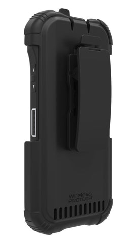 Fondina Con Clip Girevole Per Kyocera DuraForce Ultra 5G E7110 – Custodia Da Cintura, Nera, Wireless Protech