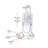 Magnetic Phone Mount Cradle - Hands Free