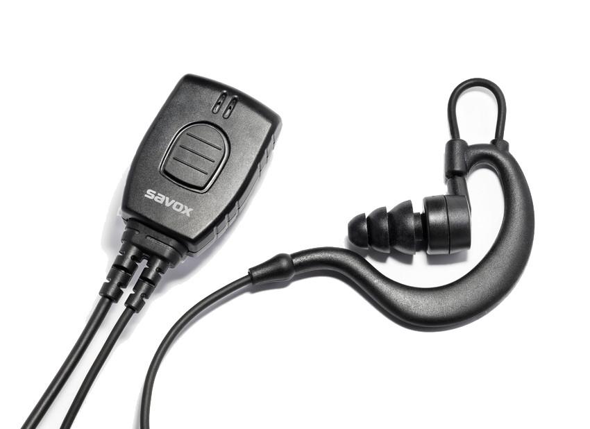 Savox PTT Rugged Wired Headset - Hands Free