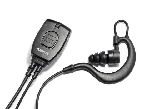 Savox PTT Rugged Wired Headset - Hands Free