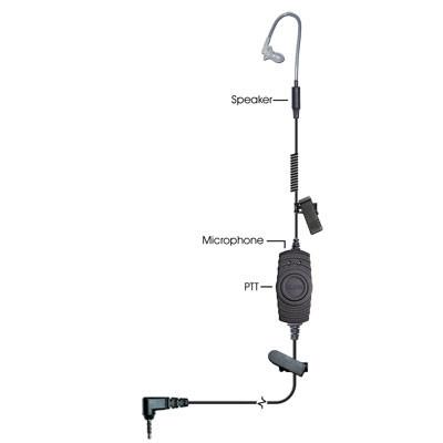 Triumph 1-Wire PTT Earpiece - Hands Free